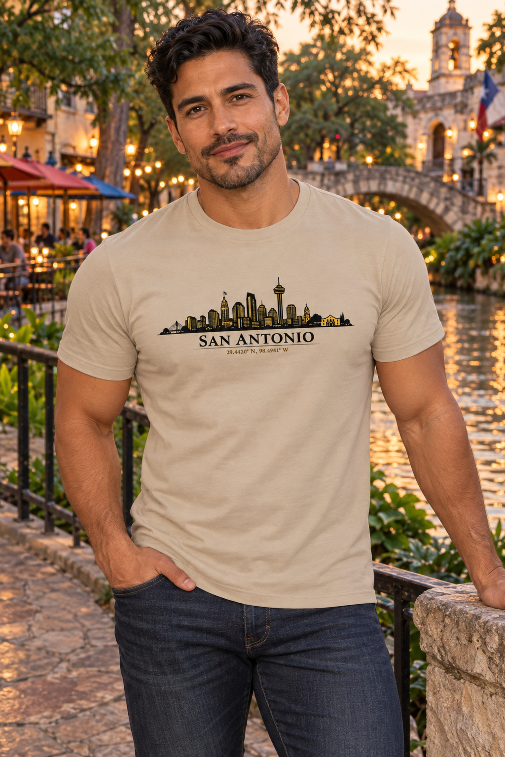 San Antonio Skyline Tee