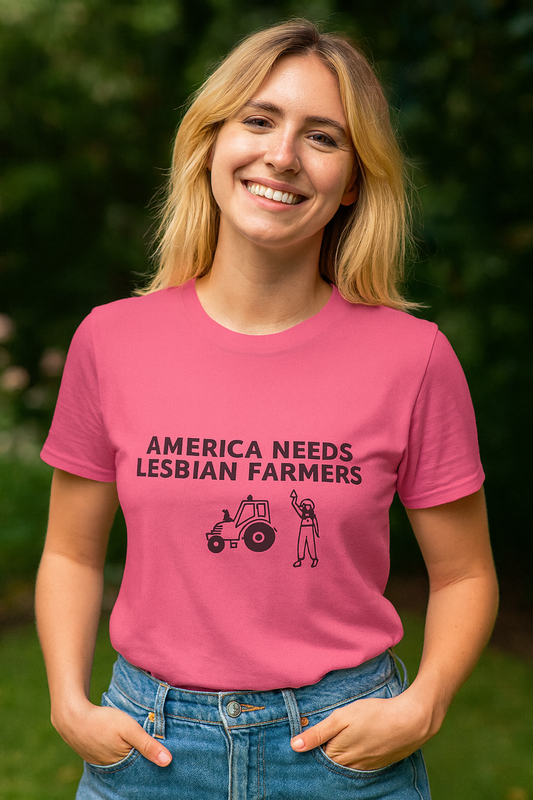 Lesbian Farmers Unisex Tee