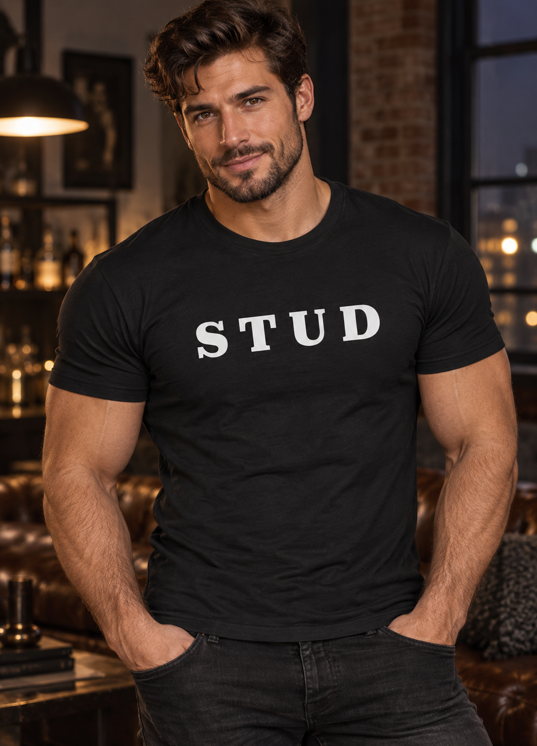 STUD Fitted Tee