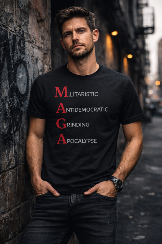 . MAGA Reclaimed Tee #3 – Political Wordplay Series