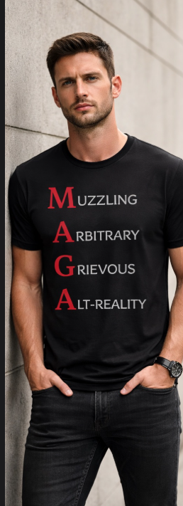 MAGA Reclaimed Tee #5– Political Wordplay Series