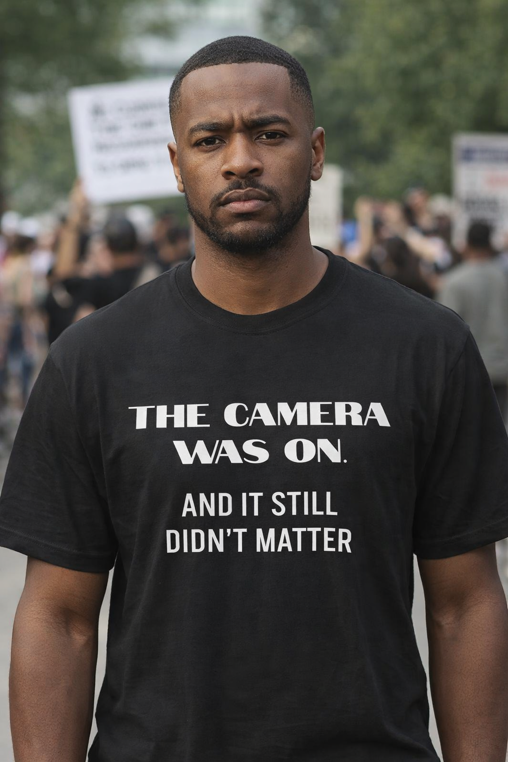 THE CAMERA WAS ON. And It Still Didn’t Matter Tee